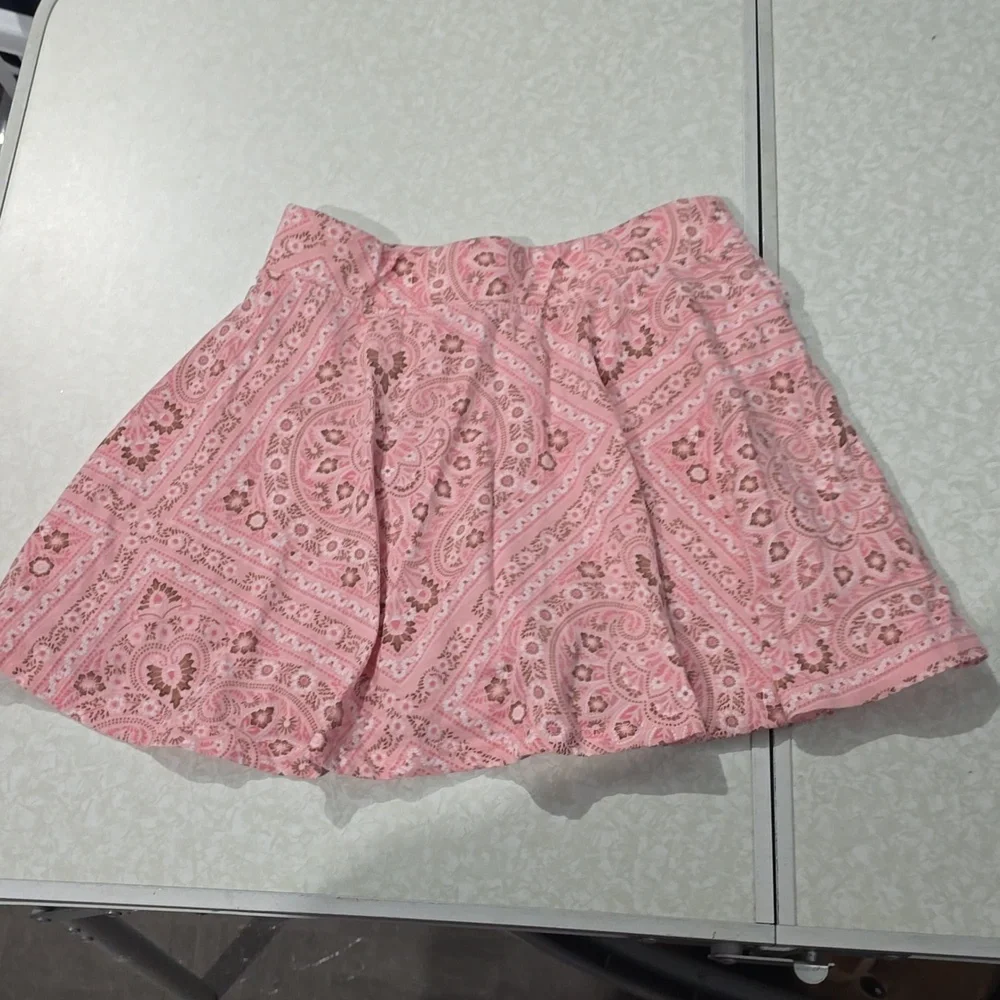 Children's Place Pink and Brown Shirt with Built-in Shorts Size‎ Large 10/12